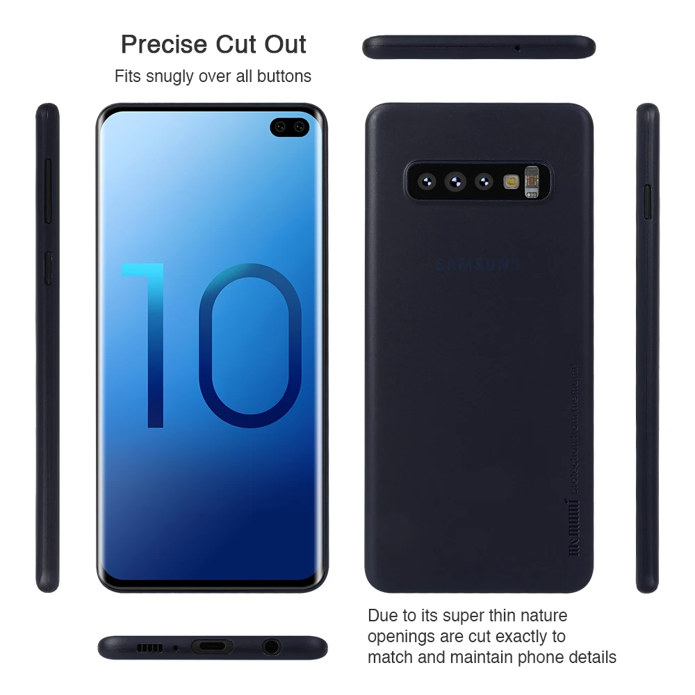 Чехол для samsung Galaxy S10 S10 Plus, ультратонкий 0,3 мм PP матовый чехол для samsung Galaxy S10 Plus, тонкий, не оставляет отпечатков пальцев