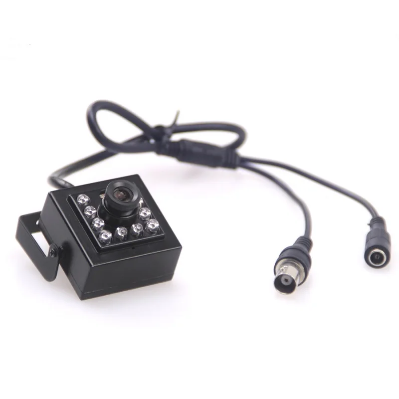 

HD 800TVL Mini CCTV Camera 10pcs White IR Led Light Hd Sony Ccd Sensor Night Vision 850MN Home Security Surveillance Camera Bnc