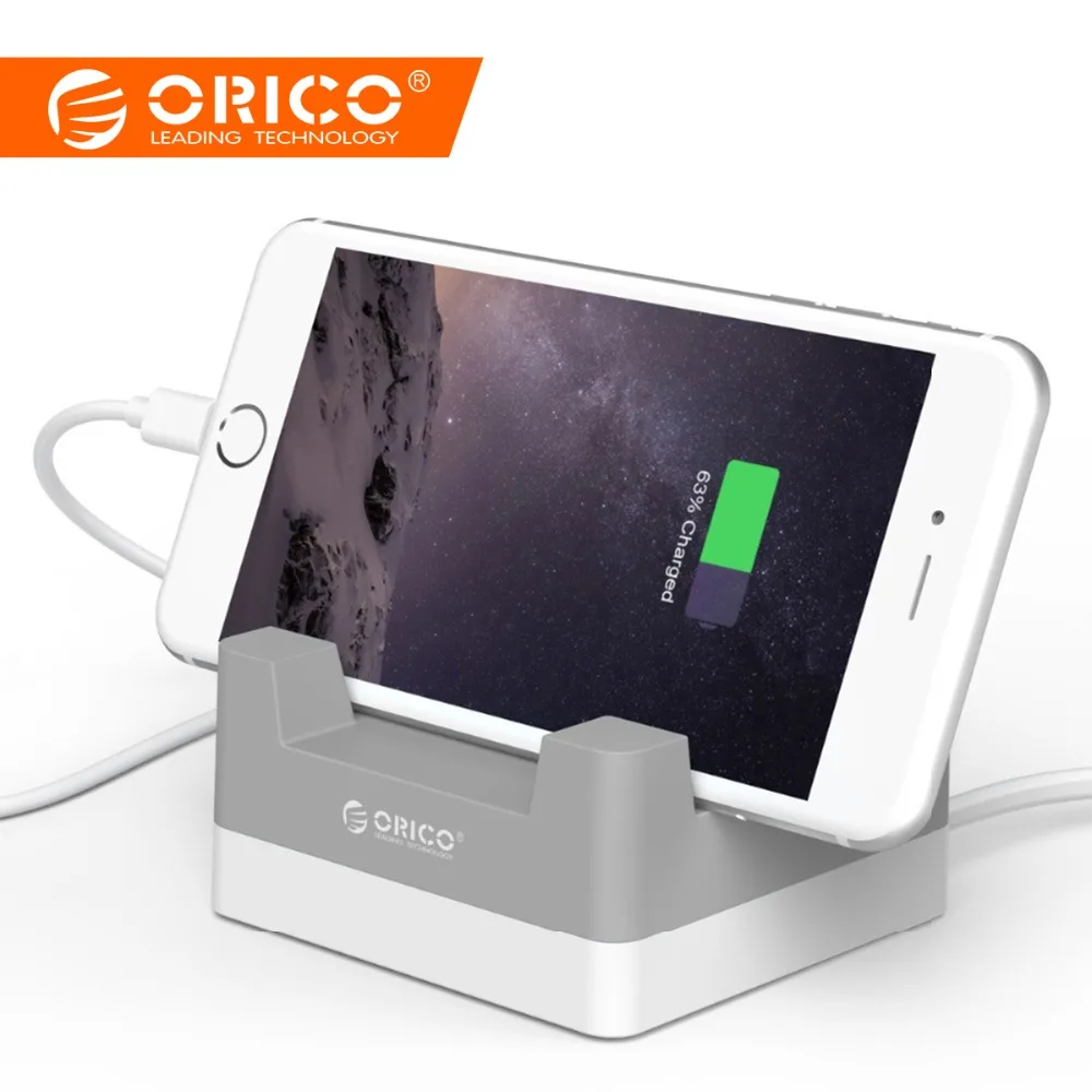 

ORICO 4 Ports Smart Desktop USB Charger with Phone / Tablet Mount 5V4.0A20W for iPhone Tablet Samsung Xiaomi Huawei LG