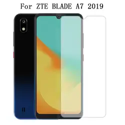 На Алиэкспресс купить стекло для смартфона for zte blade a7 2019 tempered glass glass screen protector 9h mobile phone front film for zte blade a7 helio p60