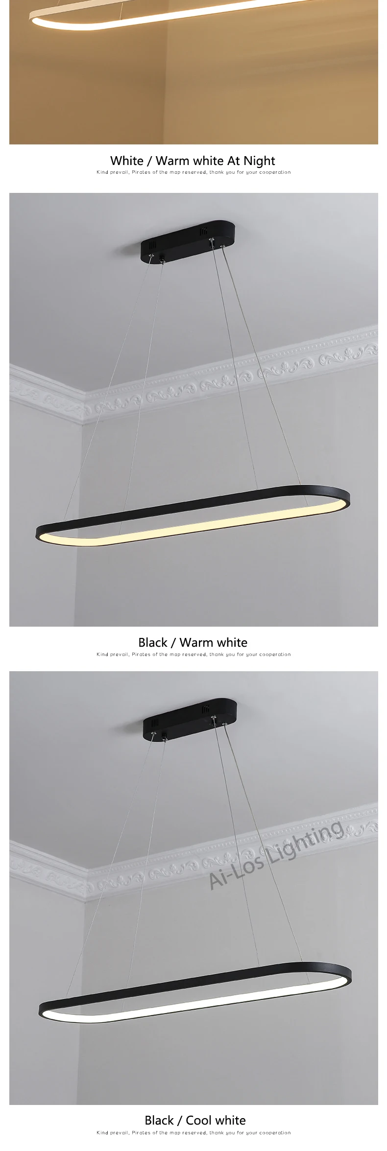 Современные светодиодные подвесные светильники для столовой, гостиной, алюминиевая черная/белая Подвесная лампа, подвесной светильник, люстры lampadari