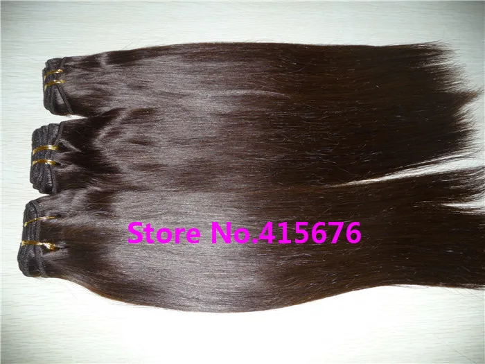 

Free shipping 20"22"100g/pcs silky soft100% Human Hair indian remy hair weft/ straight or wave