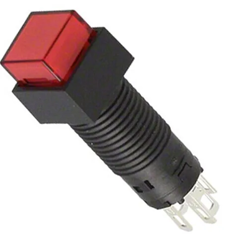 

[ZOB] HB15SKW01 imported from Japan nkk day open HB16SKW01-5C-CB miniature illuminated pushbutton switch --10pcs/lot