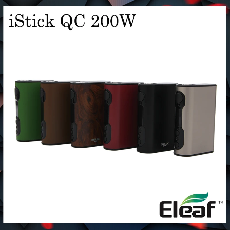 Authentic Eleaf iStick QC 200w Mod Battery Electronic Cigarette Vape 200W 1.5A Quick Charge VW/TC Suit for Melo 300 Tank |