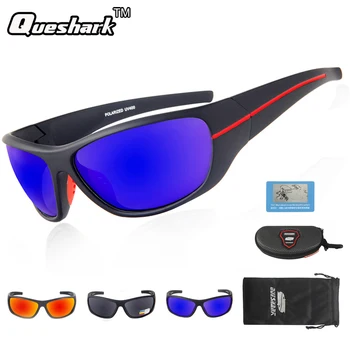 

Queshark UV400 Polarized Fishing Sunglasses Glasses Cycling Bike Bicycle Motorcycle Driving Hunting Hiking Sport Fishing Eyewear