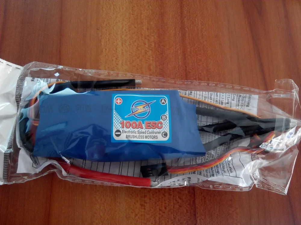 

Lightning series RC ESC 100A(OPTO) Brushless Speed Controller For RC Airplane Hobby Plane Model