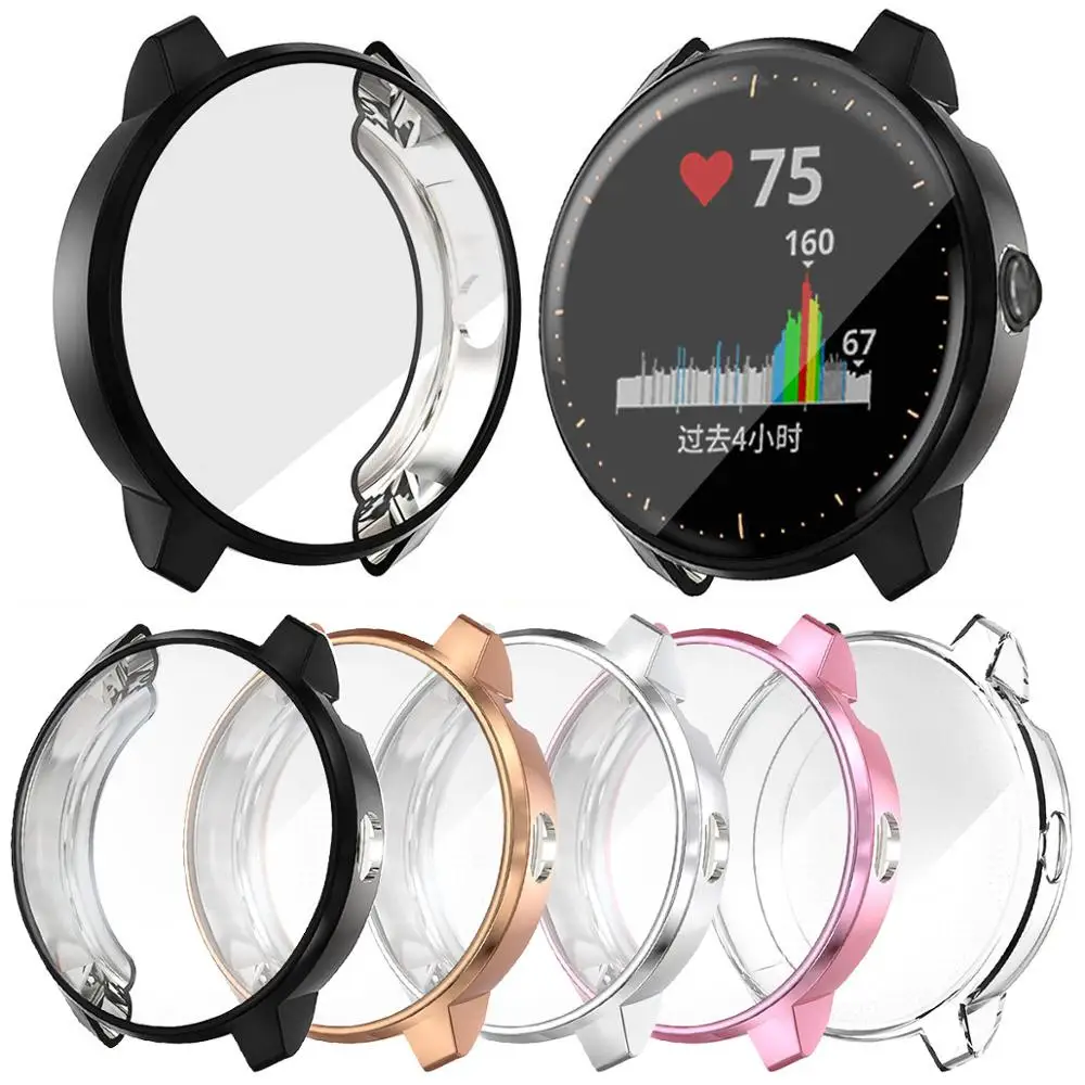 

Soft Screen Protector Case for Garmin Vivoactive 3 Music Watch Full Cover for Vivoactive3 Music Bumper Tpu Shell Accessories