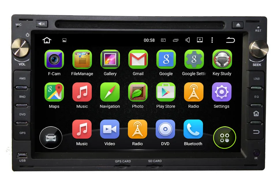 Cheap 7" Android Car DVD Player with GPS WIFI,Audio Radio Stereo,Car multimedia for VW PASSAT B5/MK5 2001-2011,VW JETTA/BORA/POLO/MK3 1