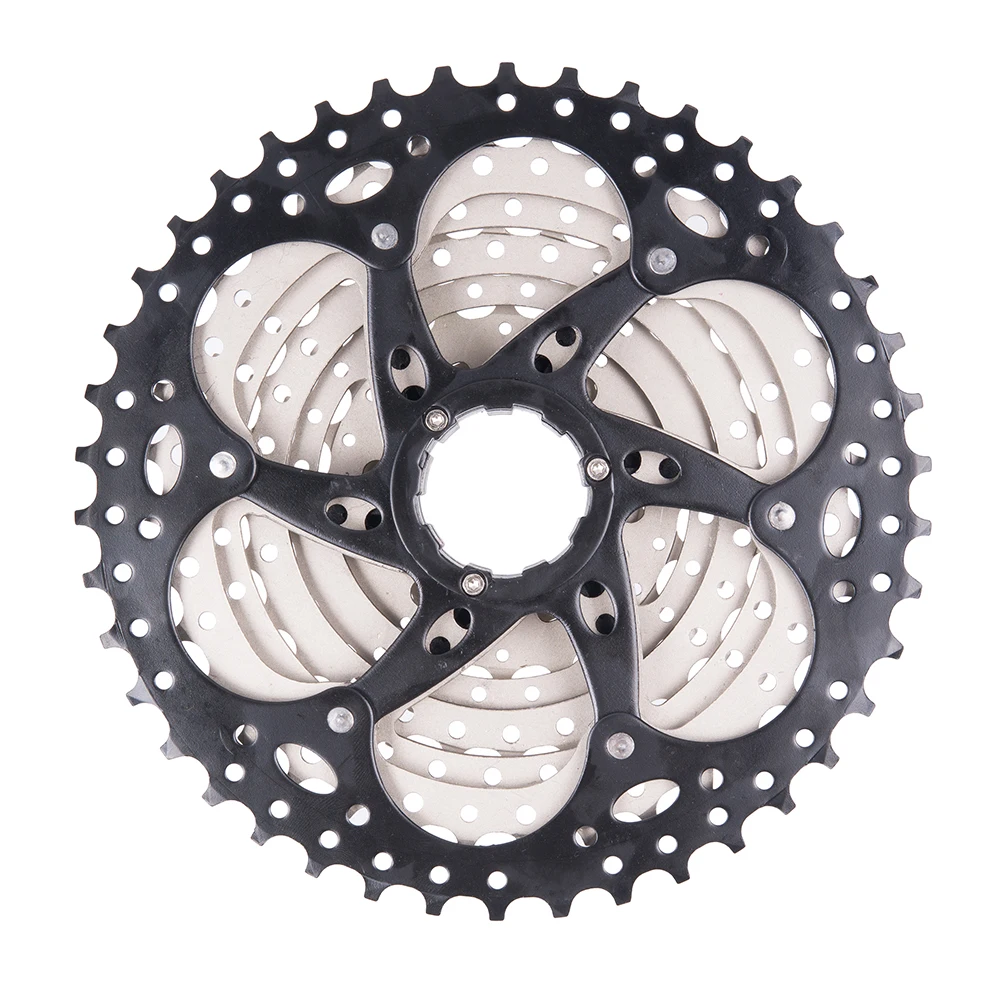 ZTTO MTB 9 s 27 s 9 سرعة 11-42 T Freewheel دراجة هوائية جبلية دراجة أجزاء كاسيت نسبة واسعة متوافق ل M430 M4000 ZTTO MTB 9 s 27 s 9 سرعة 11-42 T Freewheel دراجة هوائية جبلية دراجة أجزاء كاسيت نسبة واسعة متوافق ل M430 M4000