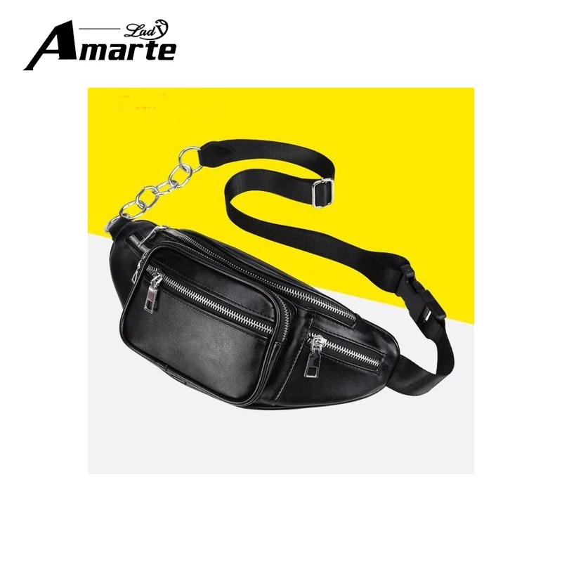 

New Women Waist Bag Multifunction Women Waist Pack Fashion Leather Phone Bags Small Belt Bag Cool Fanny Packs Women