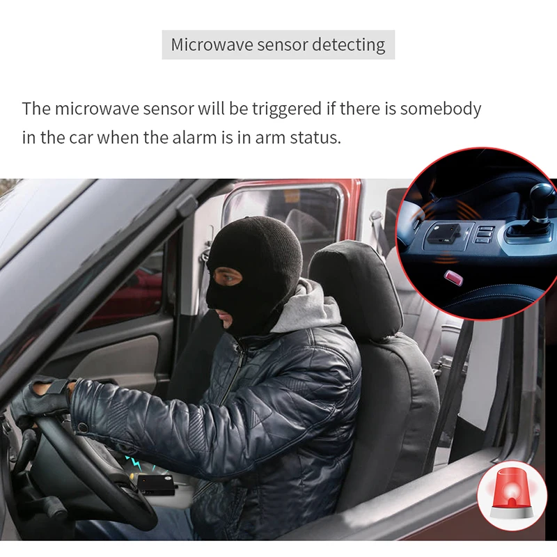 EASYGUARD Универсальный 2 полосная автомобильная сигнализация Системы ЖК пейджер