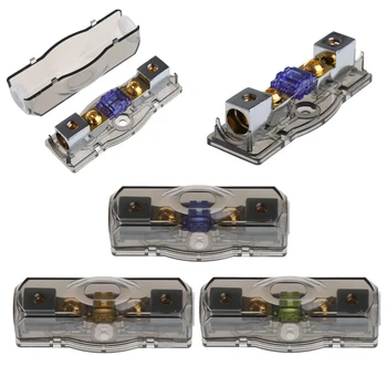 

New Block Auto Car Fuse Box Holder Stereo Seats Voltage Exposure Safe Durable Tool 60A/100A/150A Car Accessories