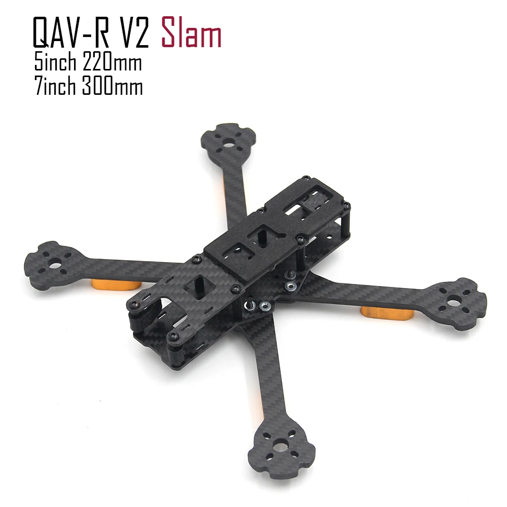 QAV R V2 SLAM 5 дюймов 220 мм 4 Рычаг/7 300 с рычагом FPV Дрон Квадрокоптер рамка из