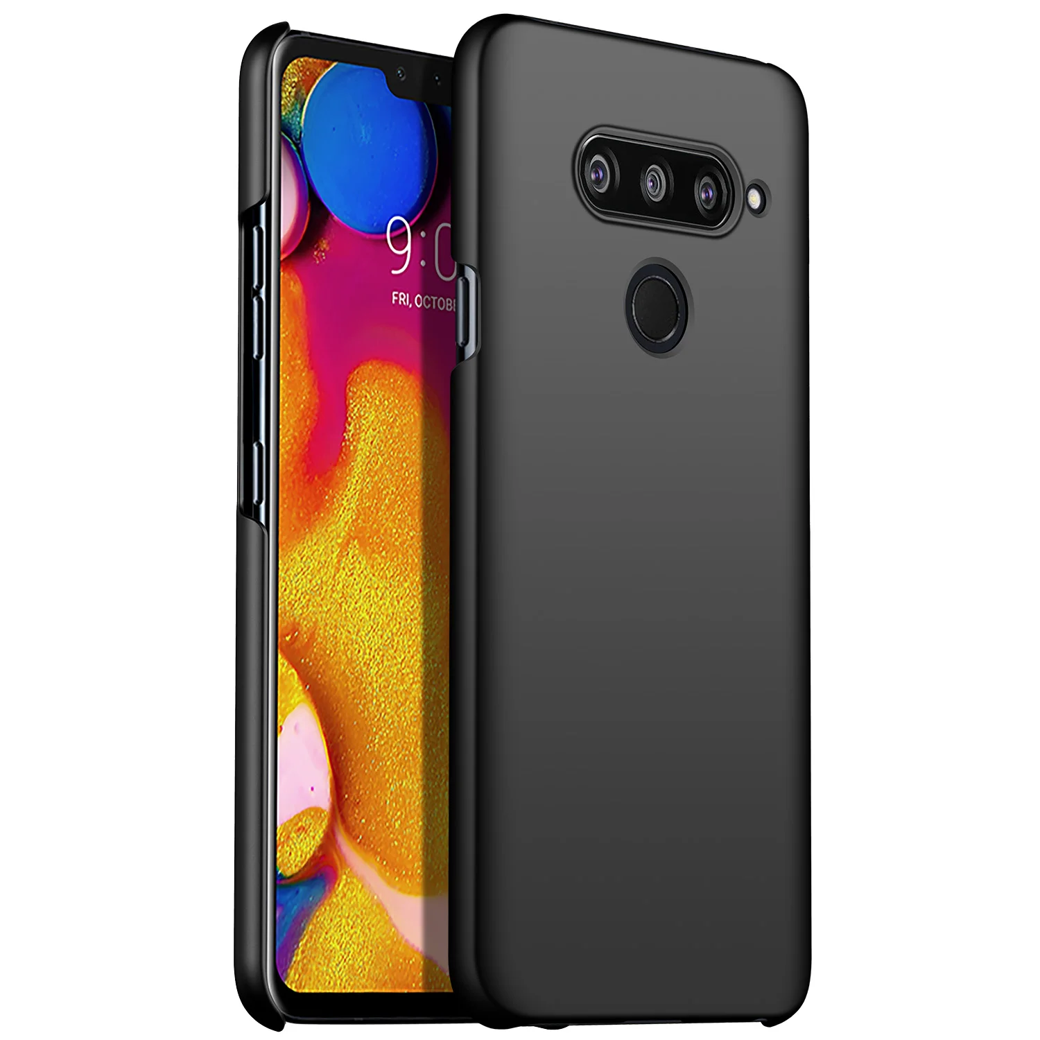 Чехол для LG V40 G5 G6 G7 V30, Ультратонкий минималистичный тонкий защитный чехол для телефона, задняя крышка для LG G7 ThinQ - Цвет: Black