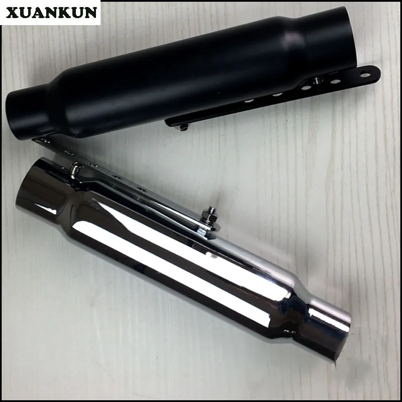 

XUANKUN Retro Motorcycle Modified Exhaust Pipe Tail Section Rear Row Of Muffler