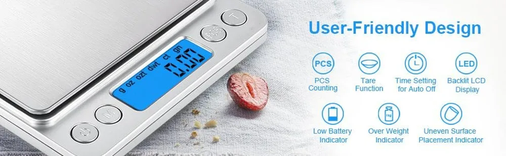 Digital Kitchen Mini Pocket Cooking Food Scale