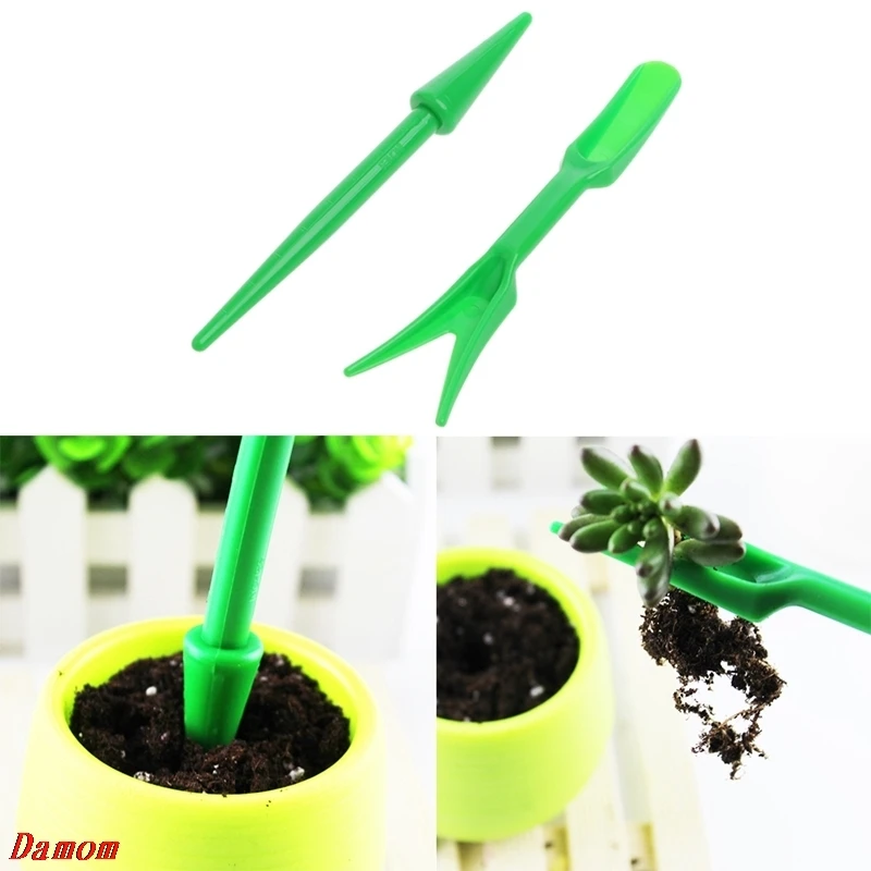 

2pc/set Transplanting Device Planters Dig Tool for Seedling Garden Nursery Trays
