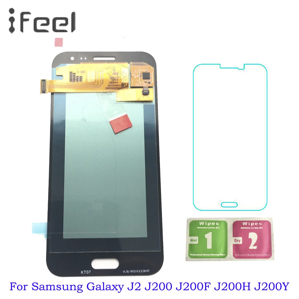 

Super AMOLED LCD For Samsung Galaxy J2 J200 J200F J200H J200Y LCD Display Touch Screen Digitizer Assembly