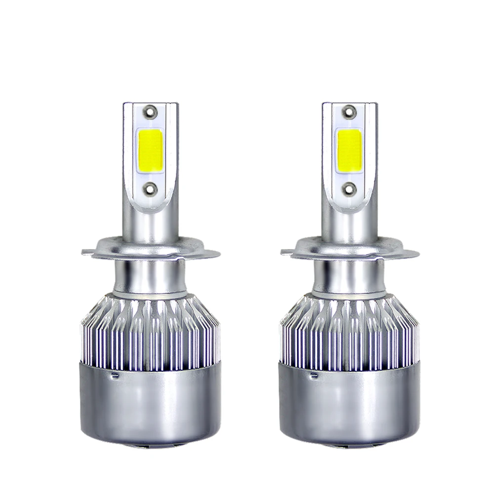 

JAEHEV 2Pcs H4 H7 H11 H1 LED 9004 9005 9006 9007 HB1 HB2 HB3 HB4 HB5 H3 H13 880 Car fog light Bulbs 72W 6000K Auto Foglamp
