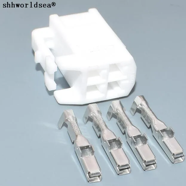 

shhworldsea 1set 4 Pin 6520-0349 auto Electrical Connector Air Bag SRS Socket Air Spring Plug 90980-10795 For Toyota Lexus