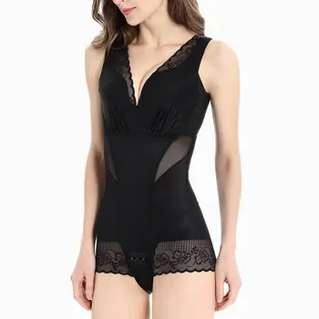 

Sexy Lace Bodysuit Body Shaper Tummy Control Slimming Shapewear Waist Trainer Tummy Control Panties Reductoras And Shapers Women