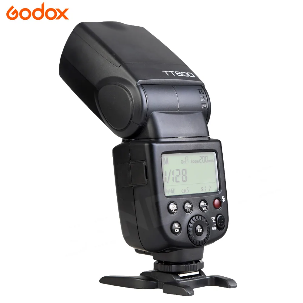 Вспышка Godox TT600S TT600 Speedlite для Canon Nikon Sony Pentax Olympus Fujifilm и встроенная беспроводная
