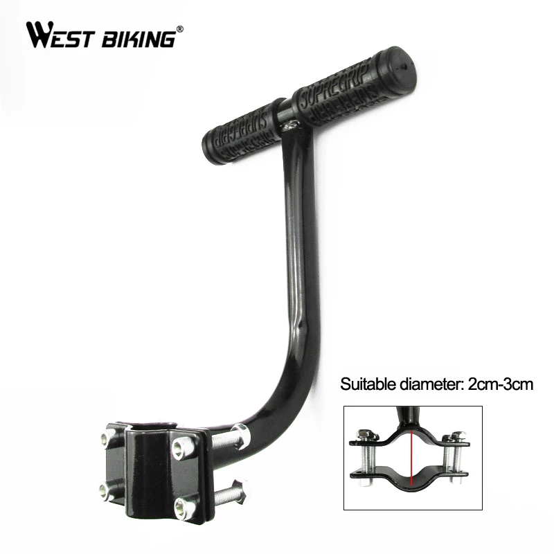 melhor WEST BIKING Bicicleta Mountain Bike Bicicleta Dobrável Bicicleta Criança Braço Pega o Assento de Segurança Cadeira Braço Apoio de Braço Traseiro Sela Guiador