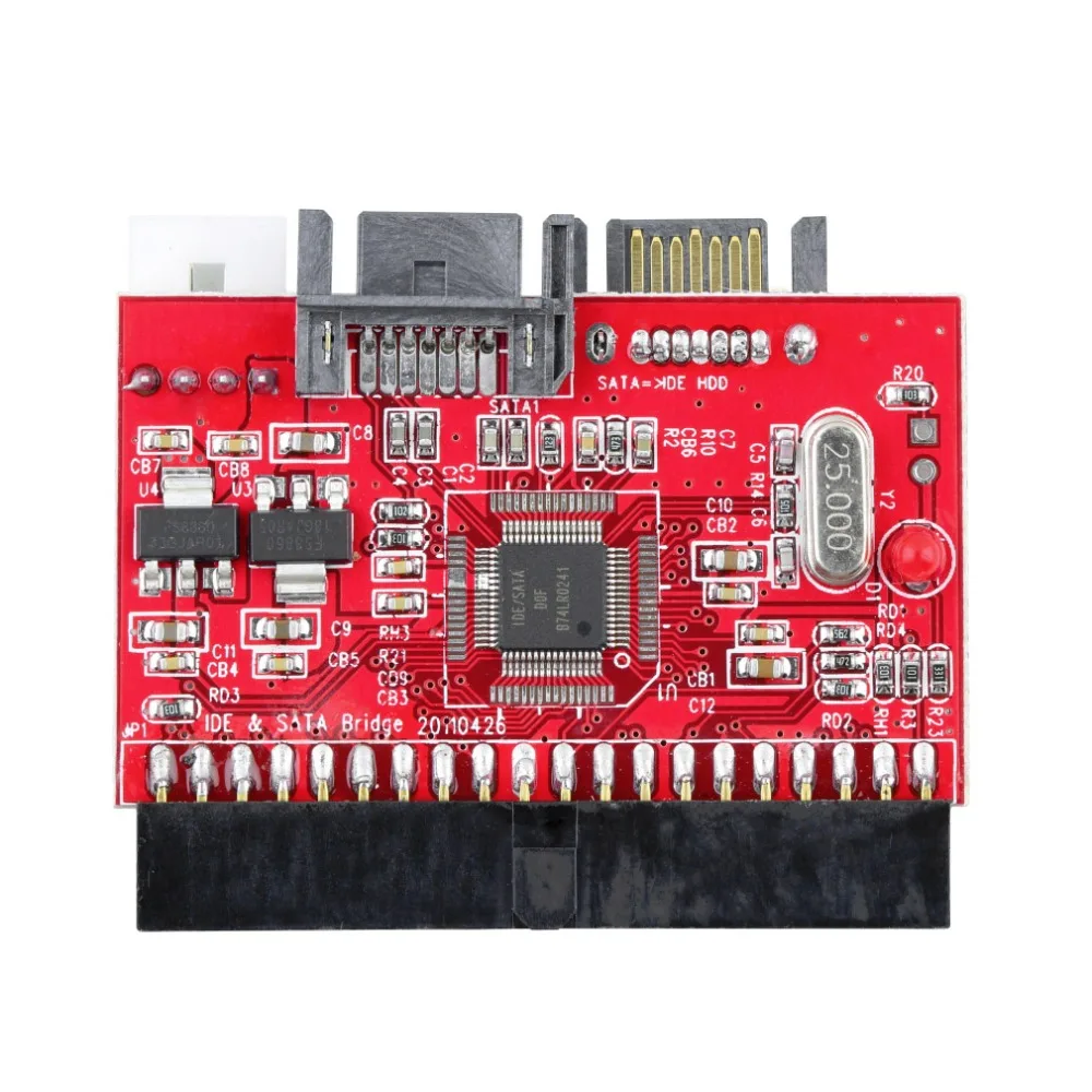 Адаптер преобразователя IDE HDD SATA Serial ATA Прямая поставка|converter adapter|serial ataadapter sata hdd |