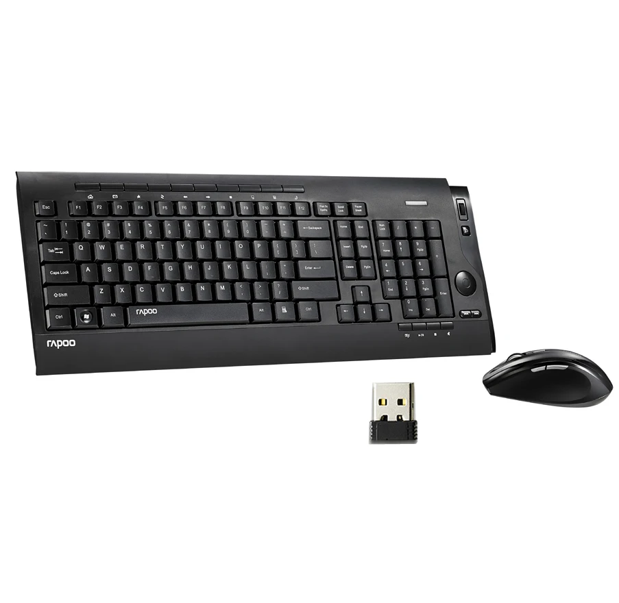 

2015 Rapoo 6key 3D scroll wheel Silent Optical Gaming Mouse teclado inalambrico 5G Wireless Keyboard Mouse Combo for Smart tv PC