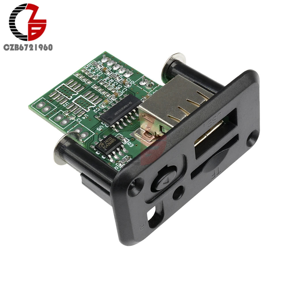 

5V 12V Mini MP3 WAV WMA Player Decoder Board with USB TF IR Lossless Decoding Board Audio Module for Car Auto