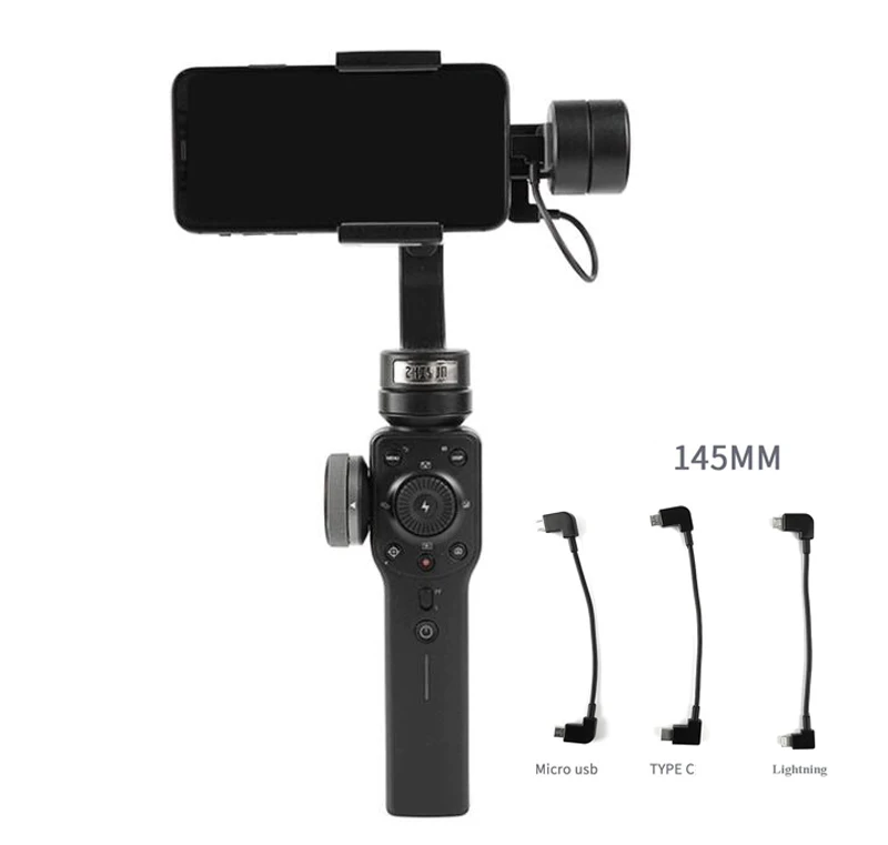 

145MM Lightning/Micro USB/Type C to ZHIYUN Smooth 4/3 Charging Cable Line For Iphone/Huawei/Samsung Andriod Connect Adapt cable