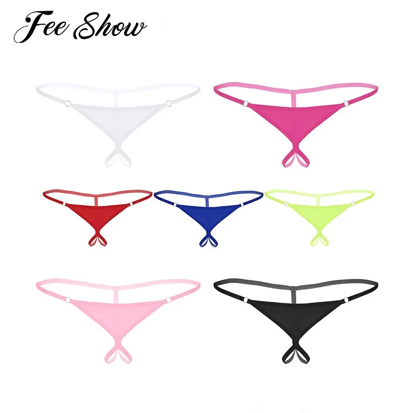 

Mens Sexy Lingerie Crotchless Panties Jockstrap Sissy Underwear Low Rise Open Butt G-String T-Back Thong Bikini Briefs Underwear