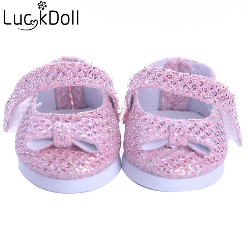 LUCKDOLL модная обувь для 14,5 дюймовых кукол Wellie Wishers аксессуары для одежды, игрушки для девочек, поколение, подарок на день рождения