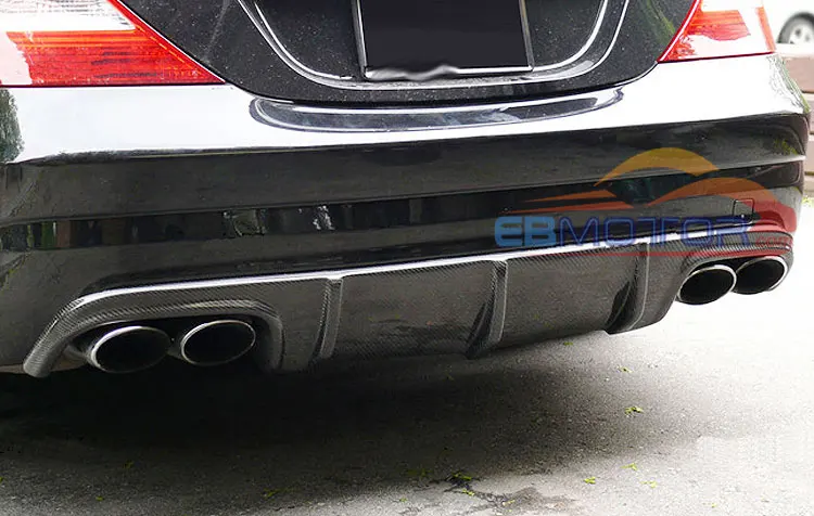 FRP Rear Add-on Bumper Diffuser for Mercedes Benz W219 CLS AMG CLS55 CLS63 2006-2010  M086F
