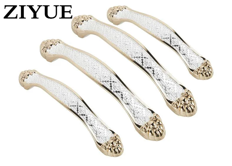 

2PCS/Lot Free Shipping The Cabinet Door Handle Carved Antique European Style Small Zinc Alloy
