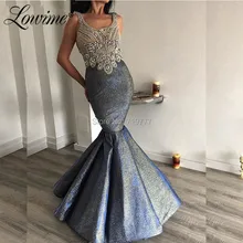 Светоотражающие вечерние платья русалки с кристаллами Длина бисера арабские платья для вечеринок Пользовательские Платья De Soiree Выпускные платья