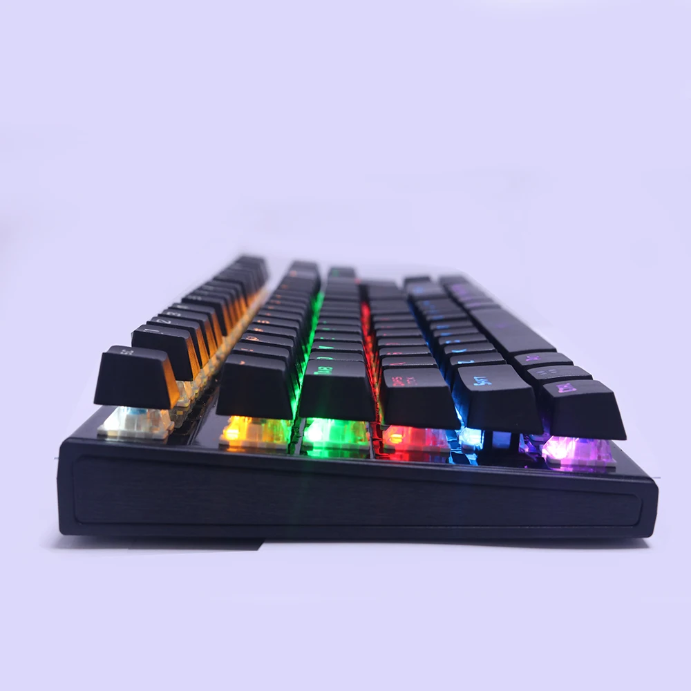 Gaming Mechanical keyboard mouse combo Backlit LED led Anti-ghosting Luminous+ gaming mouse 6 butto