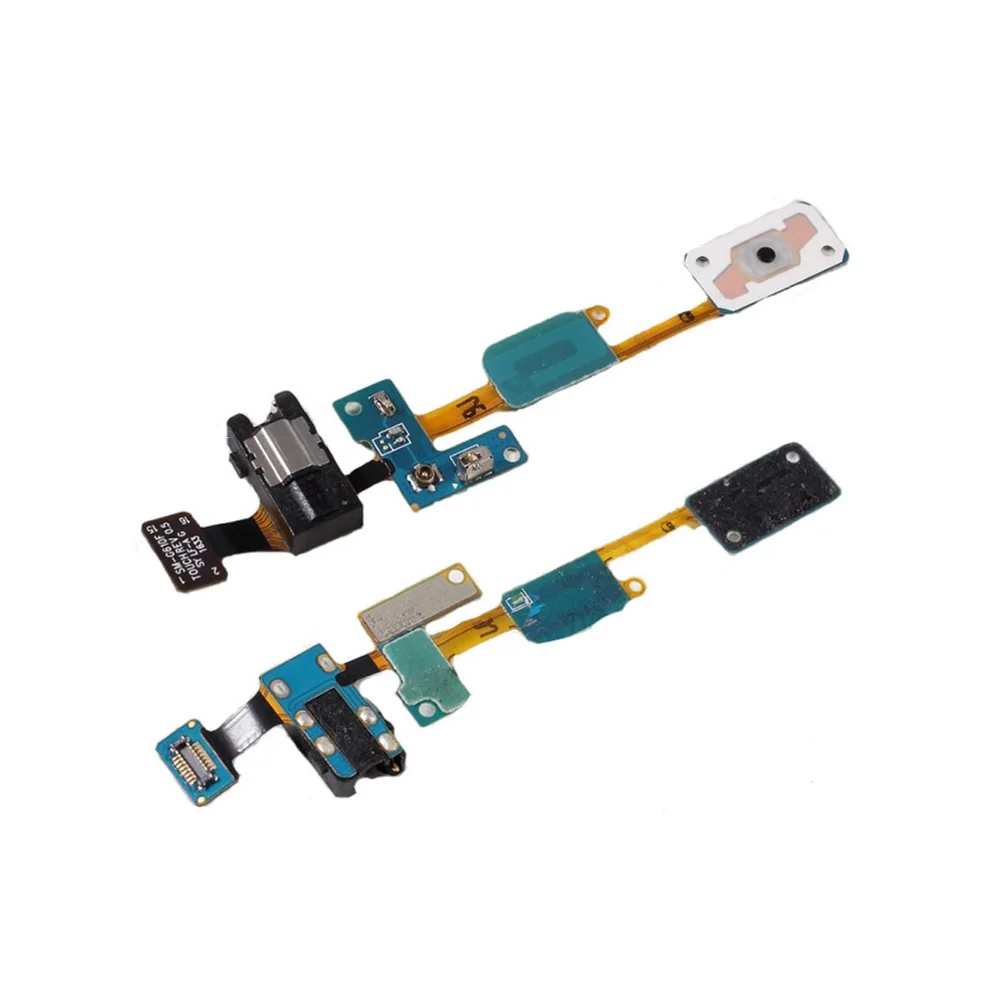 5pcs lot For Samsung Galaxy J7 Prime On7 2016 G610 Home Button Flex With Earphone Headphone Jack Flex Cable