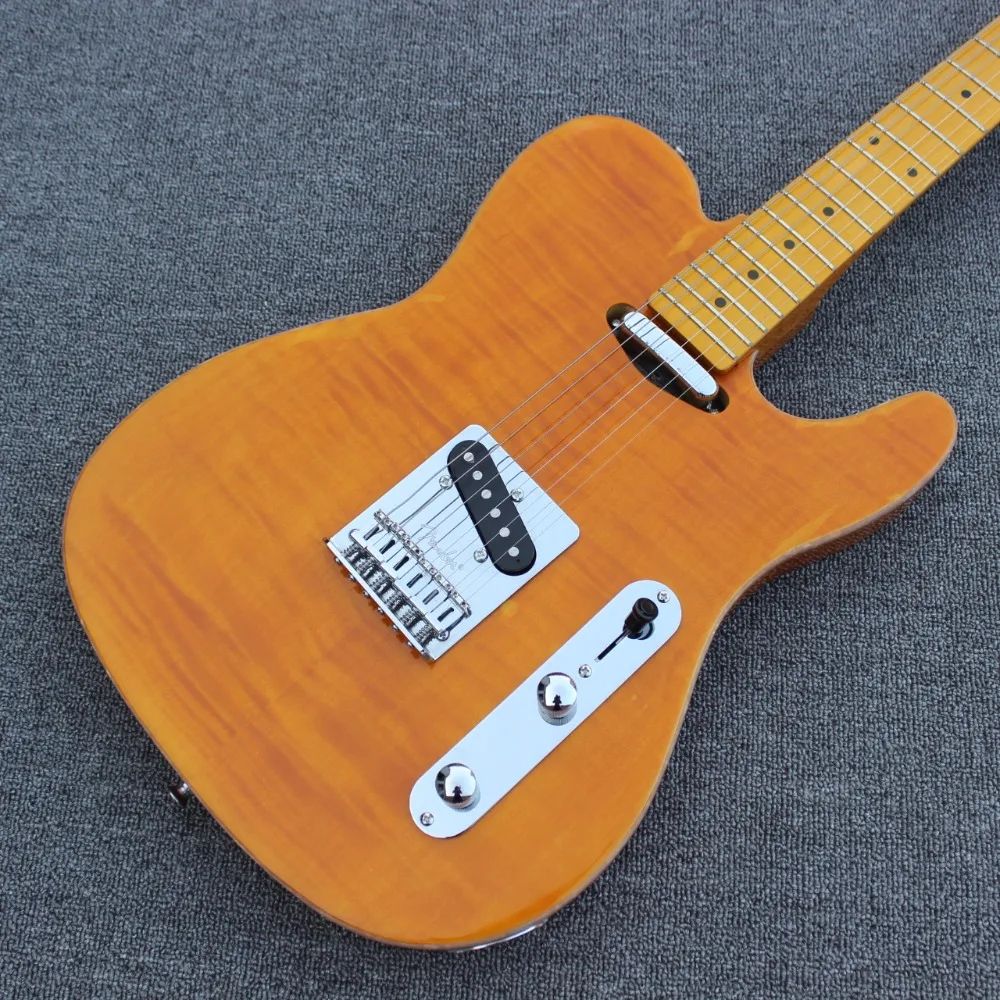 

Farmer customshop/Transparent Tiger Striped Maple skin /6 string electric guitar/ free shipping