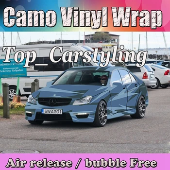 

Camouflage Camo Vinyl Wrap Film Camouflage Vinyl Decal Sheet Bubble Free