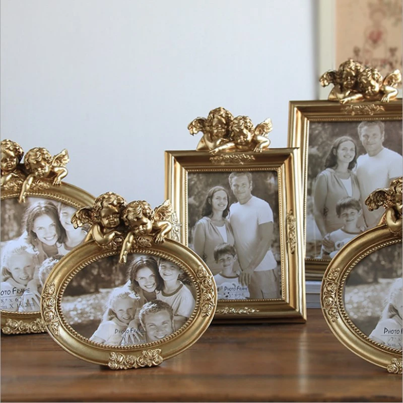 Retro Silver White Resin Photo Frame Set Up Photo Frame Creative Cupid Photo Home Decoration Wedding Picture Frame Frame Aliexpress