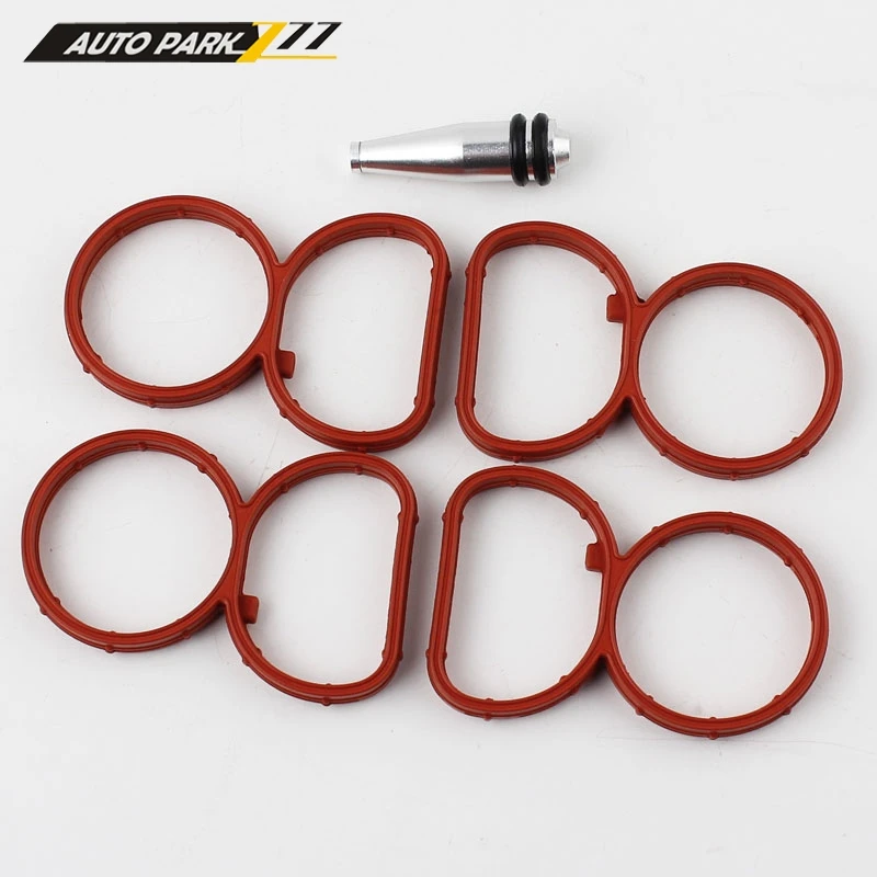 

aluminum Swirl flap plug with viton gaskets for BMW 2.0 N47 Diesel engines bp11