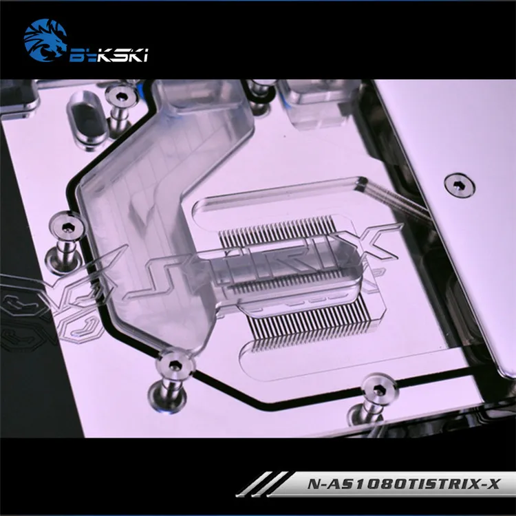 Bykski Graphics Card Water Block use for ASUS ROG-STRIX-GTX1080TI-O11G-GAMING/1080/1070-O8G-GAMING/