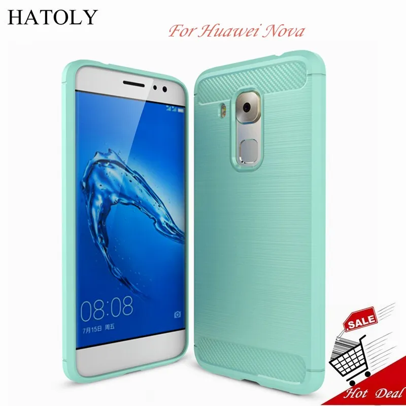 

Case For Huawei Nova Cover Shockproof Soft Rubber & TPU Coque For Huawei Nova 5.0'' Case Fashion Style Fundas Coque