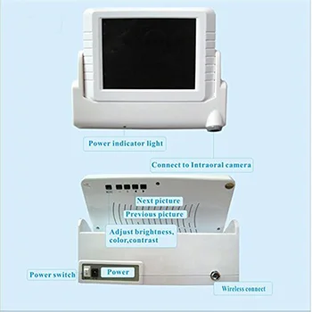 

New Wired CMOS Intraoral Camera 8inch LCD Monitor with SD Card M-868A