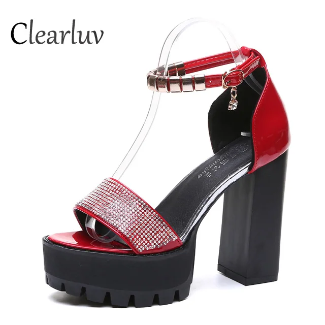 

Summer new T platform sequins thick with 11.5cm hate high walk show cakes super high heels nightclub sexy sandals women's shoes