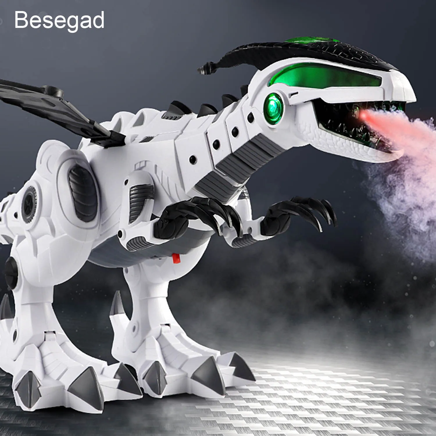 Besegad удивительный Спрей Электрический механические птерозавры динозавр робот игрушка для детей на день рождения Рождественские подарки