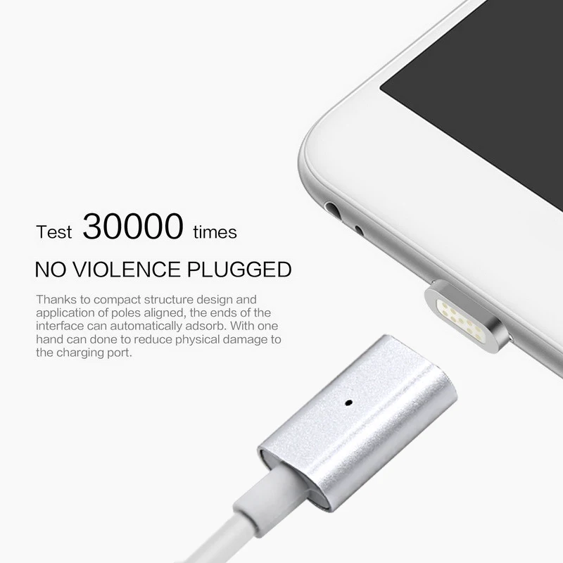Распродажа Магнитный USB кабель для iPhone 8 7 6 Plus Micro зарядный аксессуары зарядки и