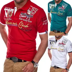 Zogaa бренд 2019 лето для мужчин мужские Поло рубашка короткий рукав модные хлопковые рубашки Slim Fit Топы корректирующие повседнев