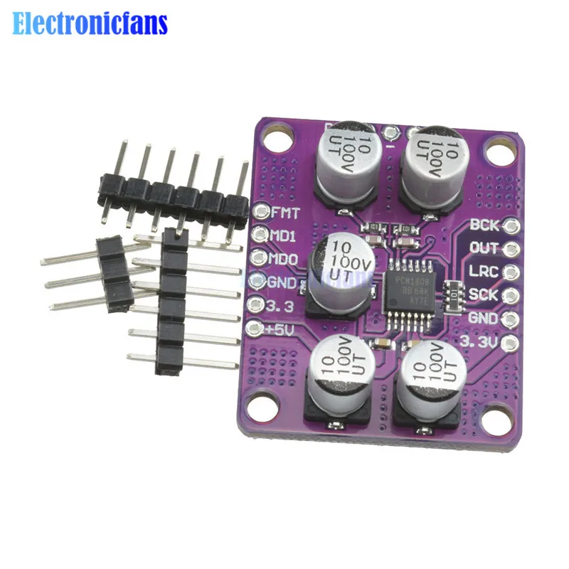 PCM1808 105dB SNR аудио стерео ADC односторонний Аналоговый Входной декодер 24bit усилитель